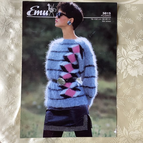 Emu filigree knitting pattern - filigree,