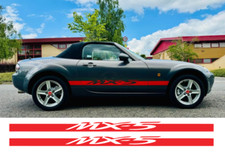 Mazda mx5 side stripes decals