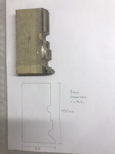 Spindle moulder cutters - cutters, 8mm