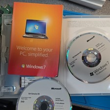Windows 7 Professional SP1 32-Bit Reinstallation DVD "Microsoft Get Genuine Kit"