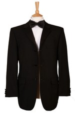Mens Black 2 Piece Dinner Suit