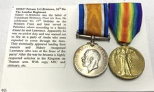 World War I Medals X2 Private