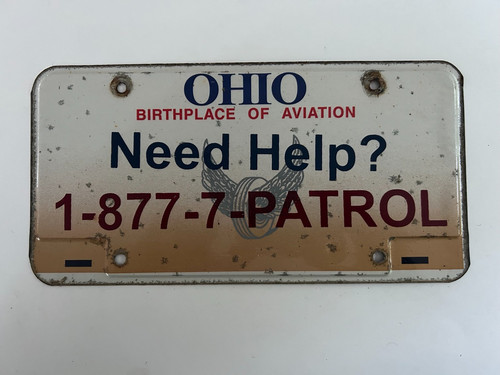 1990s ohio license plate - ohio,