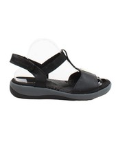 Hush Puppies Women's Sandals UK 6.5 Black 100% Other Flat