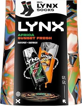 Lynx gift set - lynx, sunset