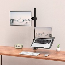 Monitor Arm with Laptop Tray