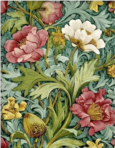 Art nouveau floral - art,