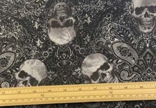 Fat Quarter Wicked Skull