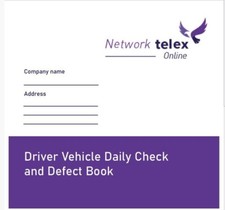 12 X TACHPRO 50 PAGE DUPLICATE VEHICLE DAILY CHECK & DEFECT BOOK PCV /PSV / HGV