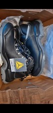 Delta Plus Panoply Sault S3 Wide Fit Black Mens Steel Toe Cap Safety Work Boots