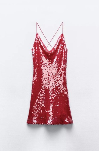 Zara mini dress with - mini, sequins