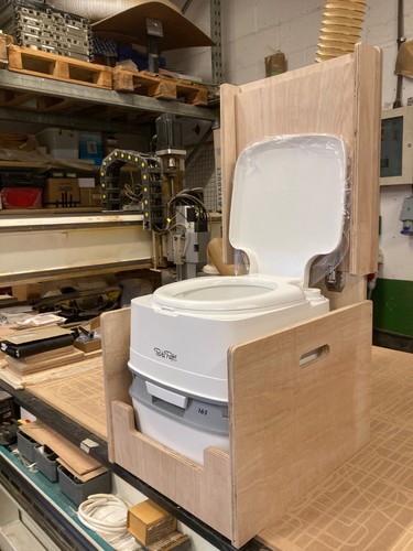 Camper pro toilet storage box - camper,