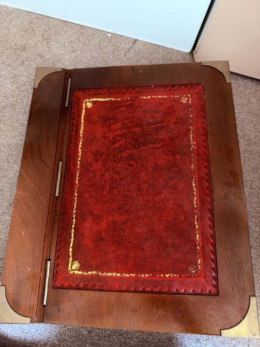 Mahogany wooden writing slope - wooden,