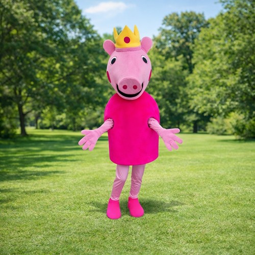 Peppa pig princess mascot - peppa,