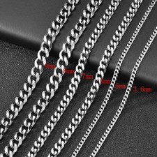 Mens Boys Curb Chain 18"-26"