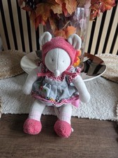 Moulin Roty Lila mouse  soft toy plush