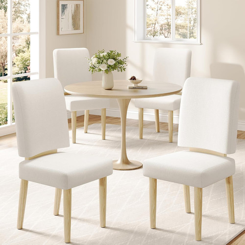 Set upholstered dining - of, 4