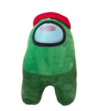 Official Among Us 12"/30cm plush toy - Green With Beanie Hat