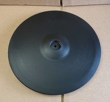 🤖🥁  ROLAND V DRUMS CY-14C CYMBAL CRASH black 2 zone crash 14" E*D*S #1 🤖🥁