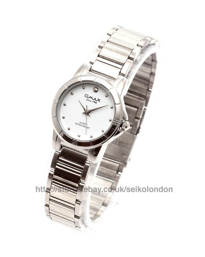 Omax ladies white dial - omax,