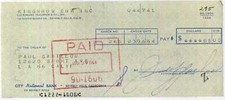 Judy garland signed cheque - judy,