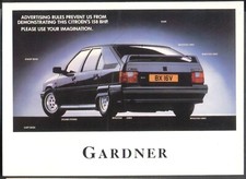 Promo Postcard for CITROEN BX