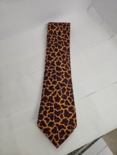 Hilditch & Key Tie - Pure Silk Rich Yellow / Blues Paisley Design 9.5cm Wide VGC