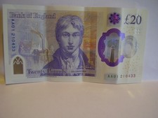 AA01 Polymer £20 Pound Bank