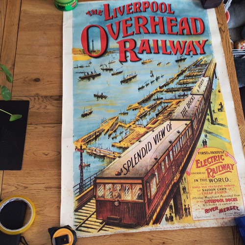 Liverpool overhead railway - liverpool,