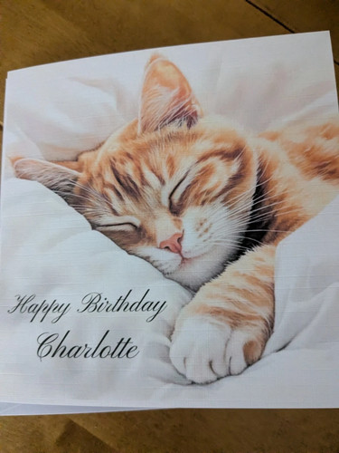 Personalised birthday card - personalised,