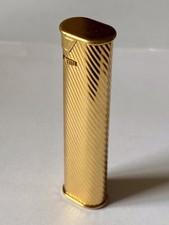 DUNHILL Rollagas Dress Lighter Gold Plated Slim 1970’s Vintage Spares Repairs