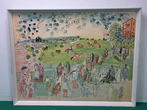 Framed vintage ascot - framed, 1935