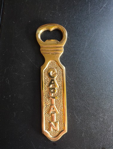 Bottle opener brass - brass, heavy