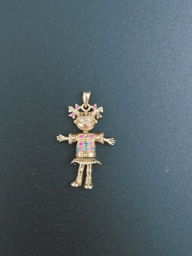 Vintage 9ct gold - gold, articulated