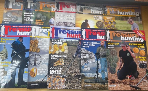 Treasure hunting magazines - treasure, x