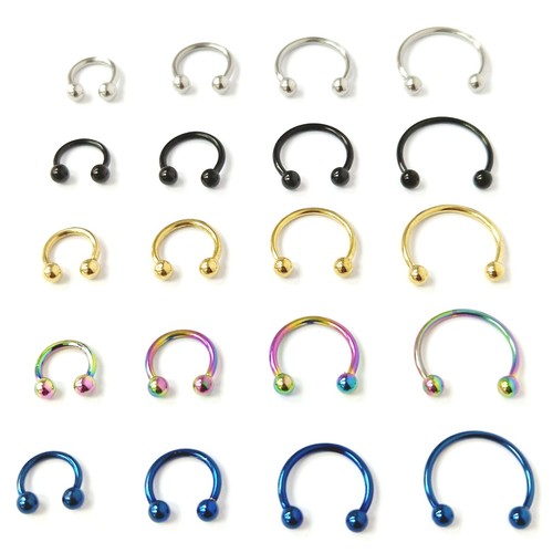 Body piercing horseshoe ring - piercing,