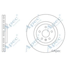 2x Brake Discs Vented For Opel