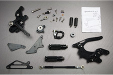 Black Complete kit of Rearsets