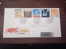 Pat Porteous VC Signed First Day Cover