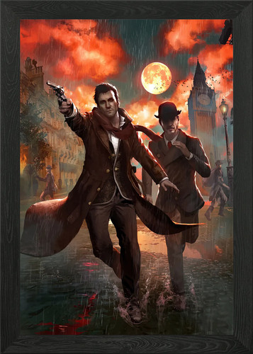 Sherlock holmes framed wall - sherlock,