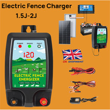 Electric Fence Charger Electric Fence for Livestock for Farm, Poultry 1.5J-2 J