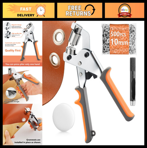 Grommet tool kit 8 eyelet - -,