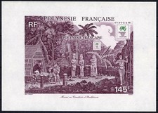 Polynesia 1988 : Sydpex / Art - Good Very Fine MNH Sheet