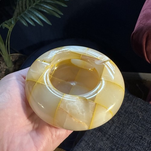 Vintage 1960s onyx alabaster - vintage,