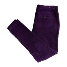 JOULES Darley Violet Purple Slim Corduroy Jodhpurs Trousers Size 14