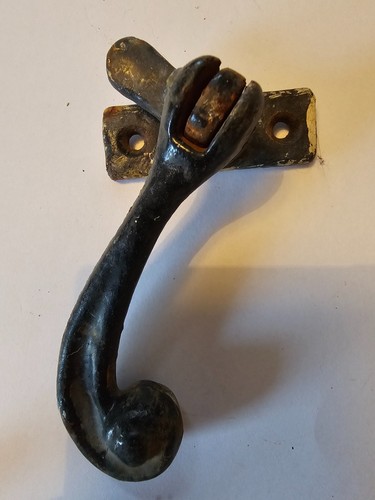 Window handle antique - window, black