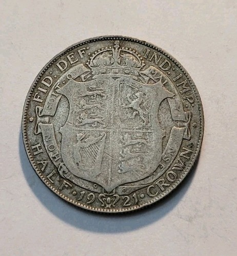1921 great britain half crown - great,