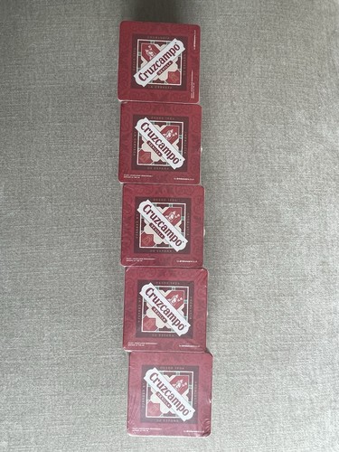 500 cruzcampo beer mats new - beer,