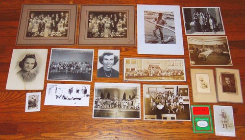 Old photo lot mixed antique - old,