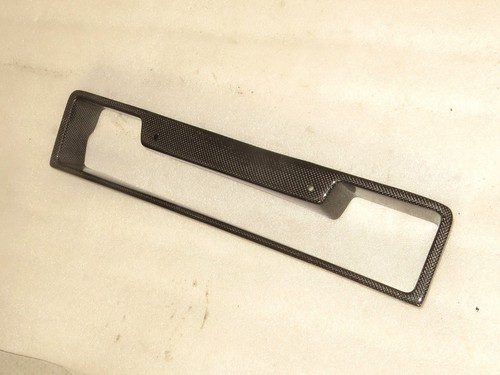 Carbon fiber license plate - carbon,